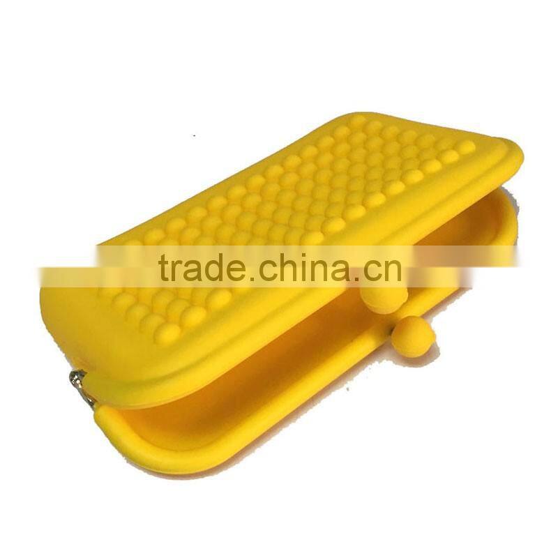 Shinerin Funky dot design wallets Silicone Cosmetic Bag Various Colours (Purple)