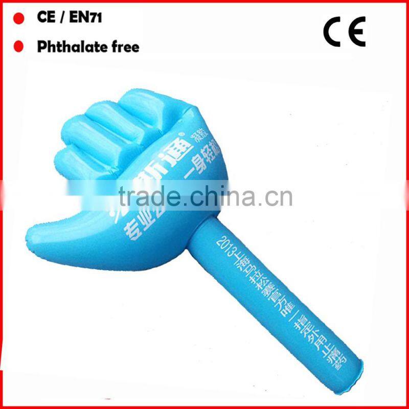 inflatable hand sticks toys with customized logo for promotion