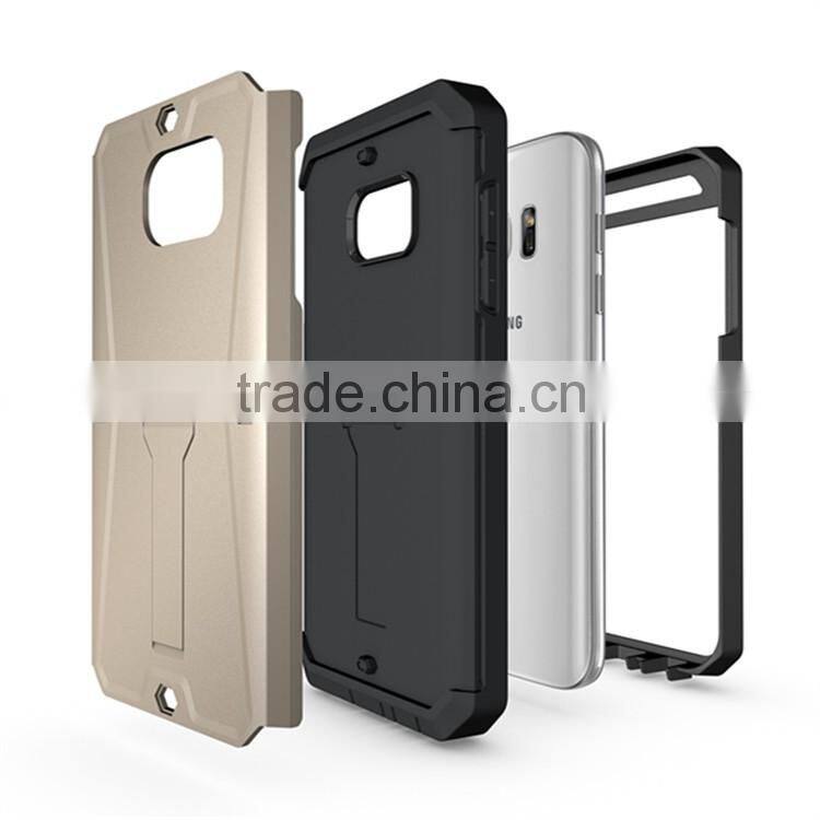 Wholesale Unique cell phone accessories For samsung Galaxy S7 Armored case PC+TPU Waterproof Mobile back cover case