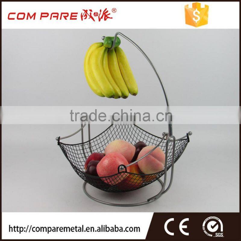 Black Metal Fruit Rack