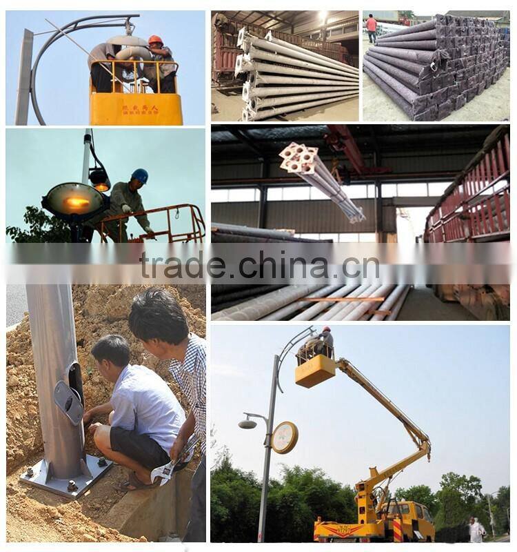 Galvanized outdoor square / round sign post