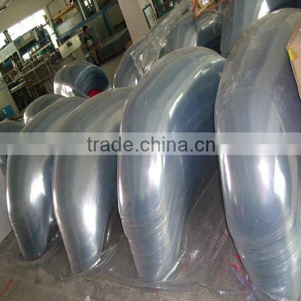 Vacuum forming plastic awning for motorcycle