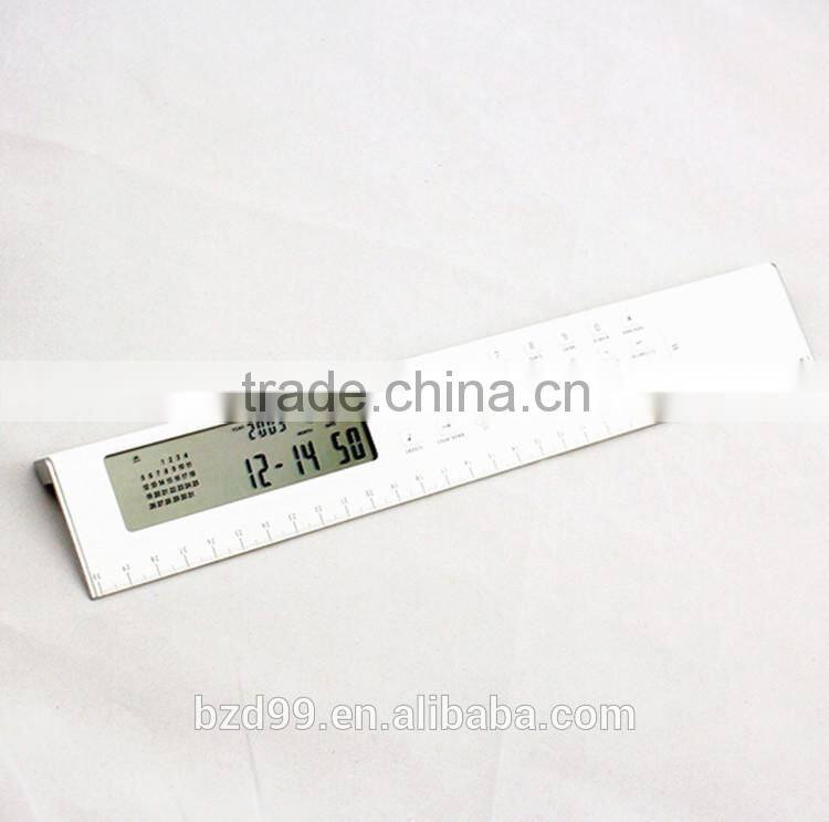 Promotional Multi-functional Fancy Electronic Digital Ruler with Functions of Ruler/Calculator/ Clock /Alarm