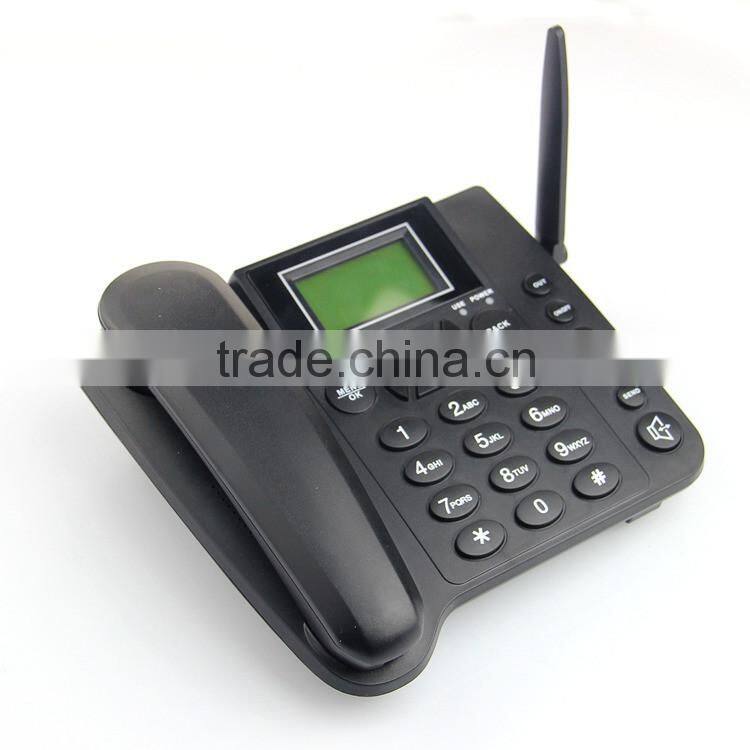 Top selling white color home phone with sim card
