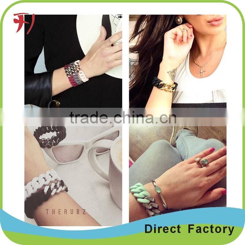 custom multicolor logo embossed silicone bracelet ,colorized embossed silicone bracelet