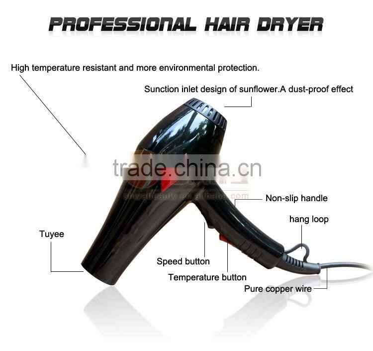 Professional Electric Hooded Motor Infrared Nozzle Low Noise Hairdryer Salon Standing Hotel Hair Dryer Manufacturer