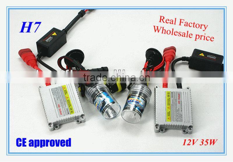 2013 Hottest Sale! Defeilang Real Factory HID xenon converse kit H7 super slim ballast high quality AC/DC 12V 24V 35W 55W