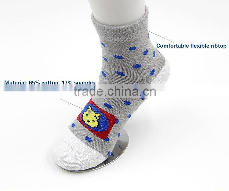 comfortable pure cotton children socks wholesale custom socks young boy socks