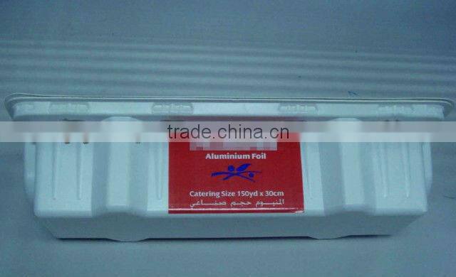 12" and 18" kitchen foil dispenser cling film baking paper cutter box holder plastic packaging box w/ blade slide cutter