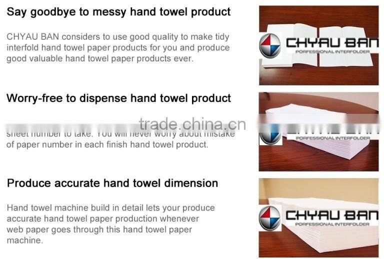 Printing Brand Name V Fold Hand Paper Towels Lamination Machine