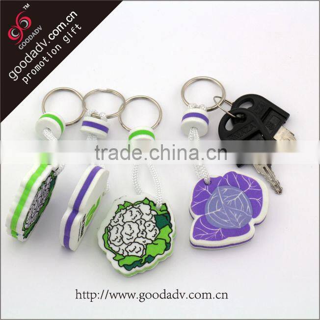 Customized advertising gifts keychain silicone keychain for world cup