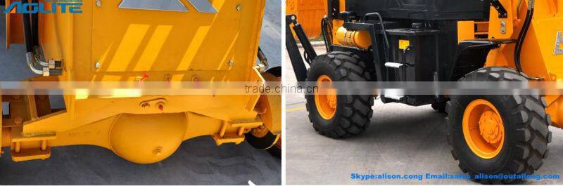4x4 compact tractor with loader and backhoe