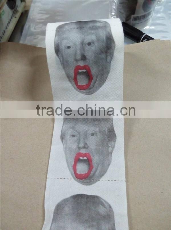 Donald Trump Toilet Paper Novelty Funny Toilet Paper Gag Gift