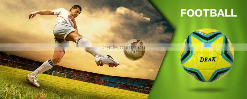 PVC machine-sewn custom soccer balls