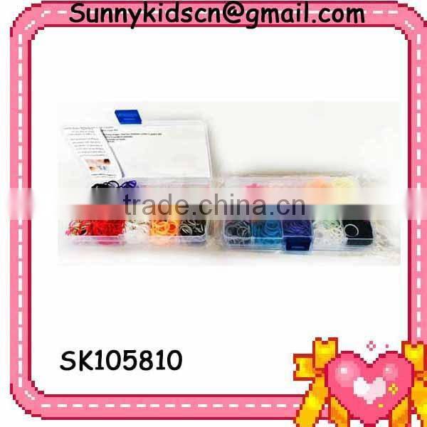 fashion rubber band bracelet patterns with EN71