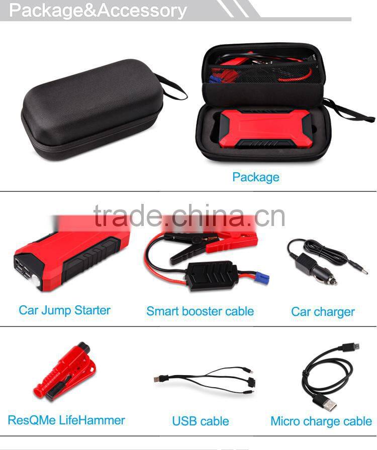 Lithium battery jump starter for Car ATV Motorcycle