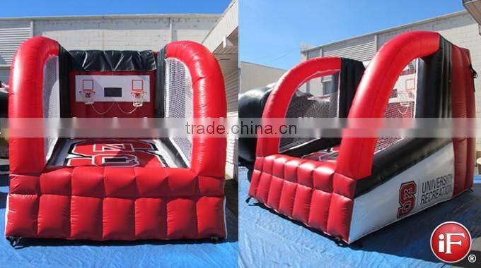 2016 HOT sell inflatable basketball hoop,inflatable basketball game,hot hoops basketball game