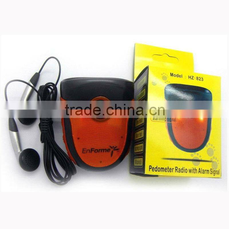 ABS+PS pedometer step calorie counter CE. ROHS PDM-823