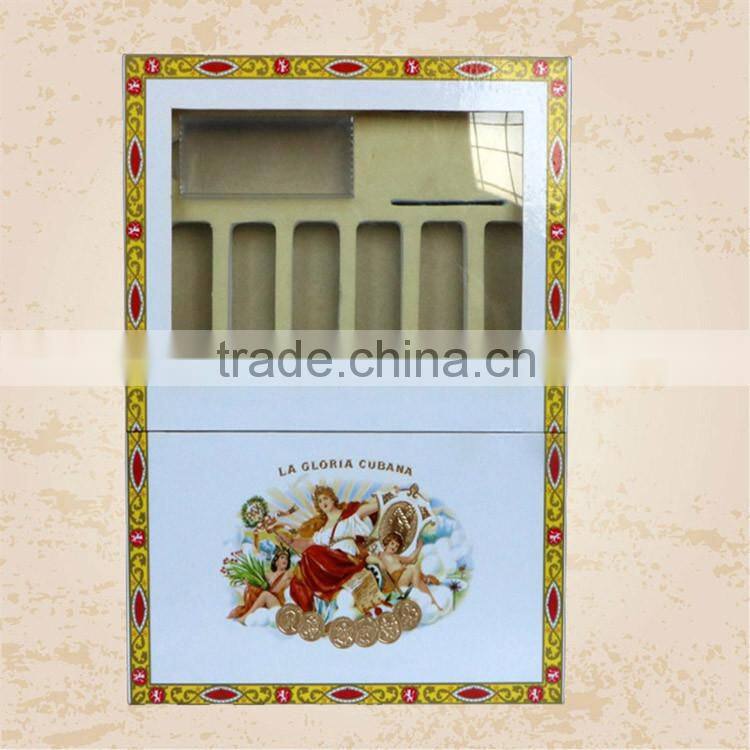 Packaging box Industrial Use and Glossy Lamination Printing Handling spanish cedar cigar box