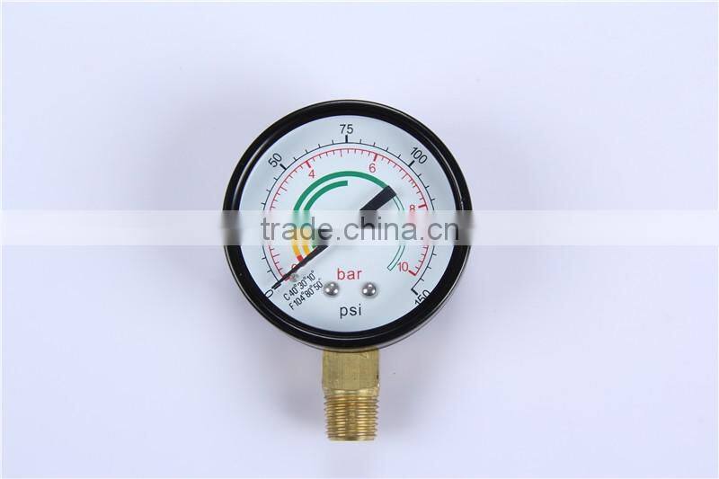 New style products China easy to read clear accurate air pressure gauge