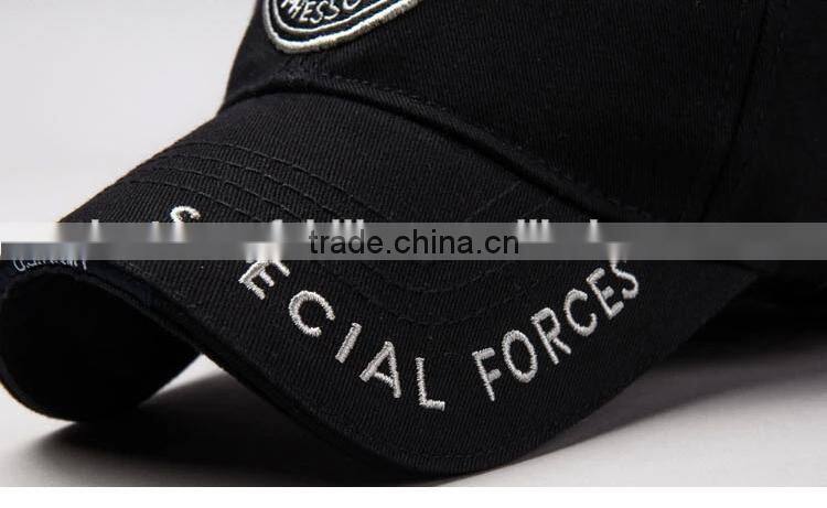 2015 high quality 100% cotton Spring Big head embroidered for cotton cap