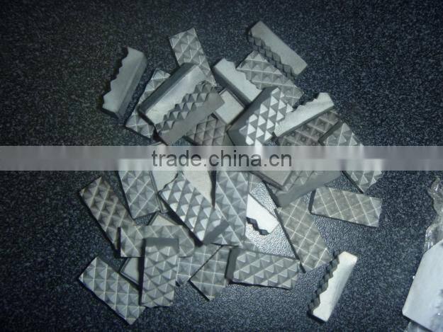 tungsten carbide gripper inserts for chuck jaw