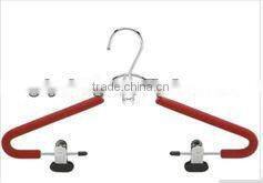 Hot selling space-saving single clip metal pants hanger