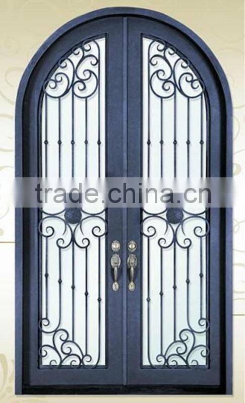 Top-selling faux classic wrought iron single door