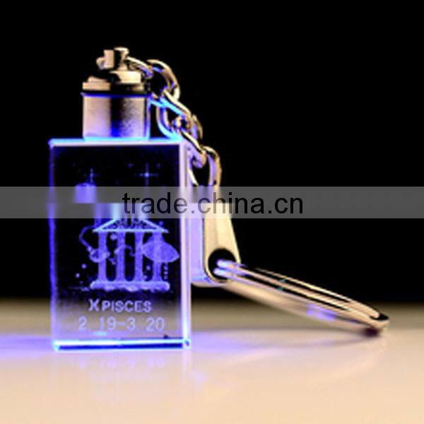 2015 beautiful custom crystal keychain