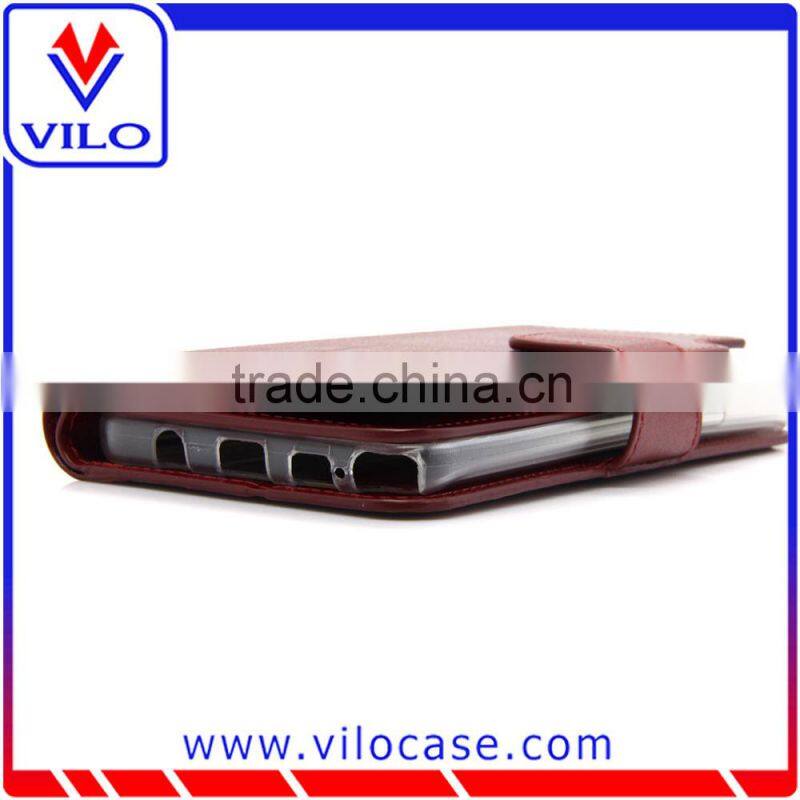 wholesale mobile phone case Wallet Photo Frame PU Leather Case For HTC M9 With Stand Card Holder Phone Case