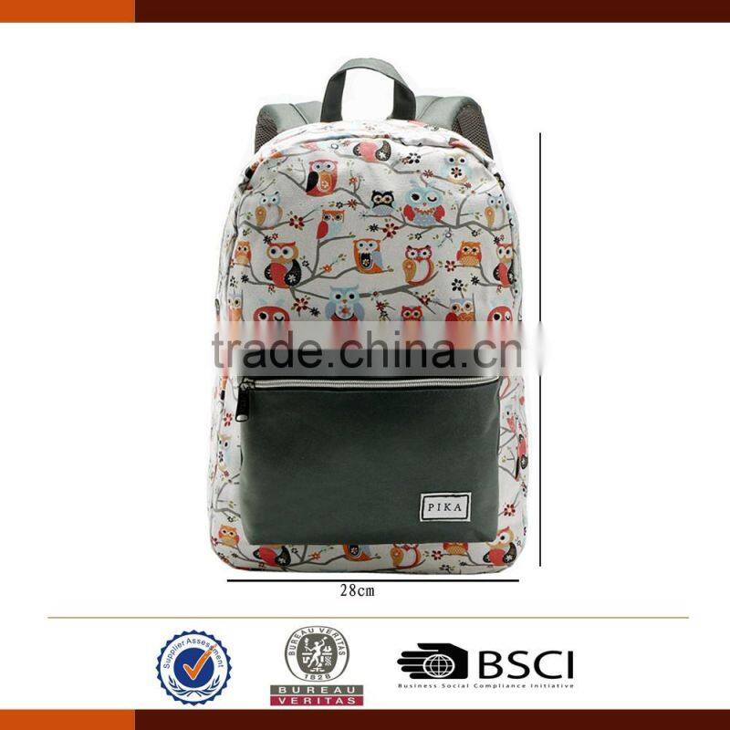 Canvas Laptop Backpack Bags for College Girls