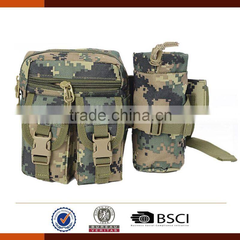 Tactical Waist Bags Fanny Pack with Water Bottle Pouch