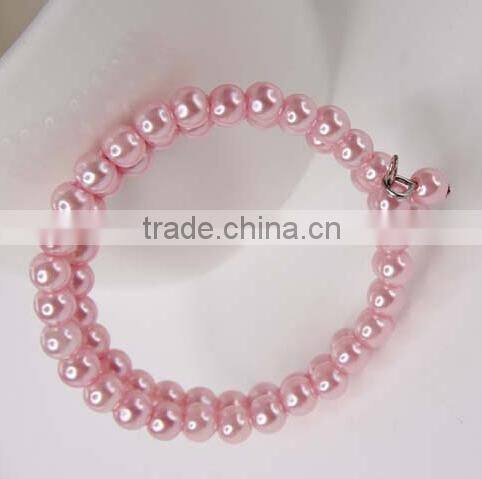 table decoration & accessories type pink plastic pearls beaded handmade napkin ring