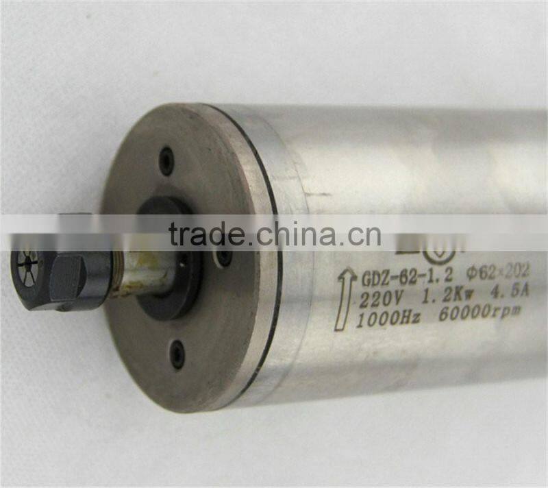 GDZ62-1.2 Toauto 60000rpm 1.2kw high speed spindle motor