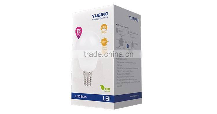 300 Degree Mini G45 Bulb E27 LED Bulb 6W LED G45 LED Bulb