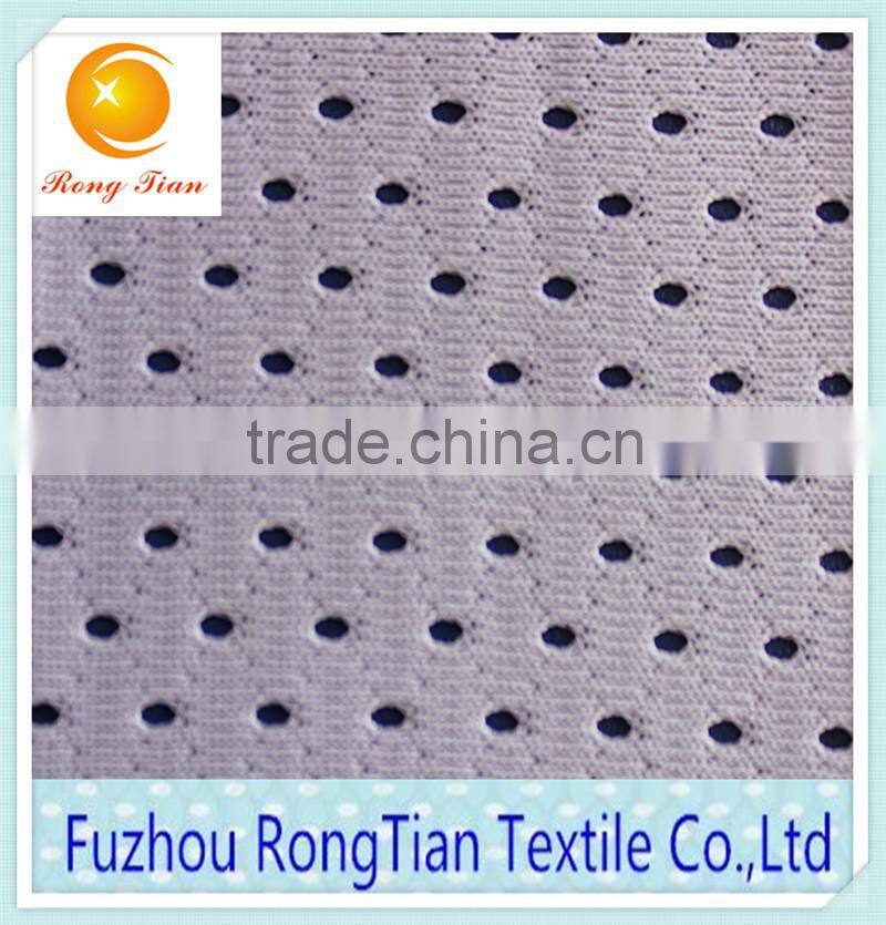 Wholesale warp knitted polyester hole mesh lining fabric