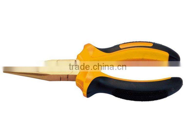 non sparking tool aluminum bronze snipe nose pliers