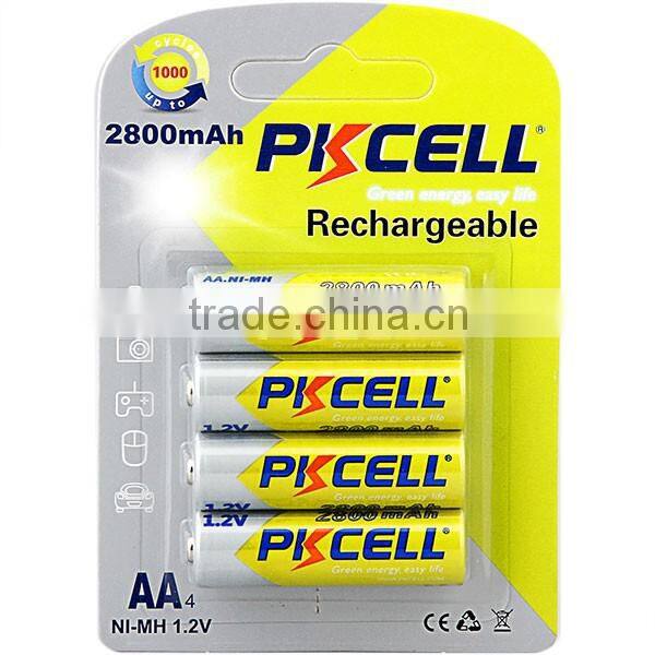 2.4V AA2200mAh NI-MH rechargeable battery pack