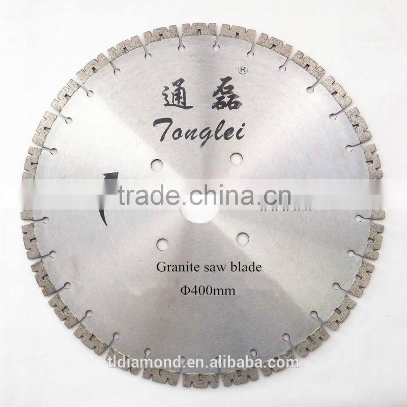 Great sharpness 400mm 16" M tooth granite cutting tools