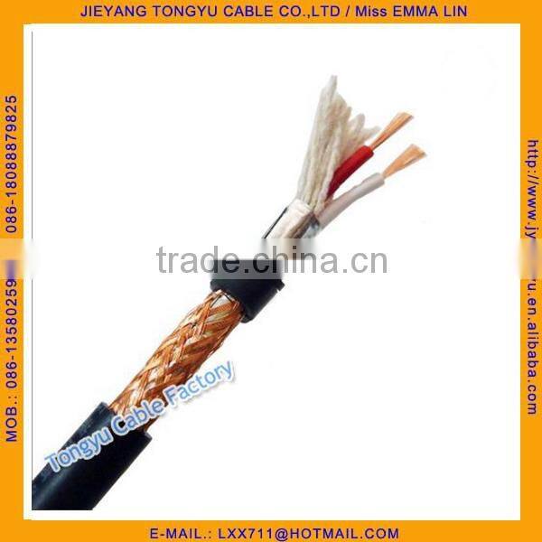 Transparent Red Microphone Cable Clear Mic Cable