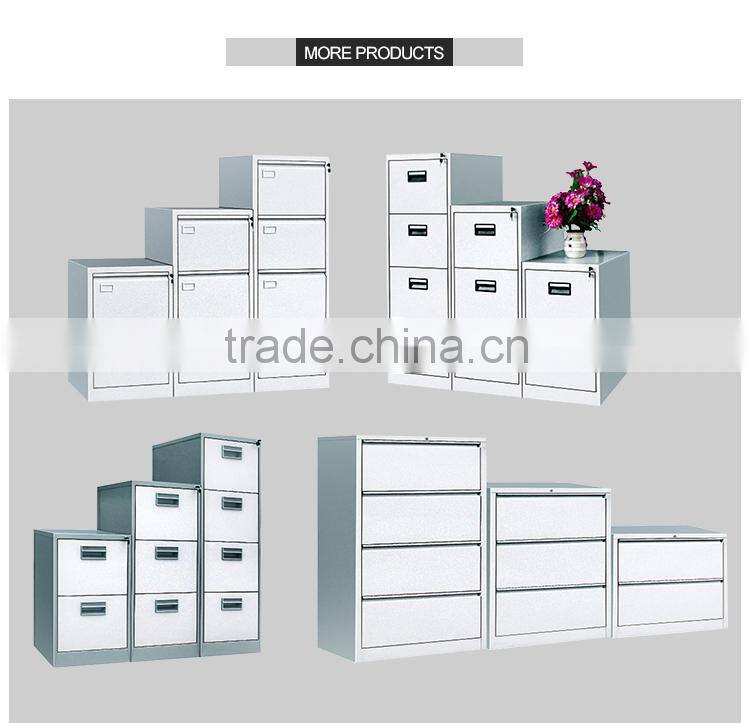 trade assurance 3 drawer steel filing pedestal with powder finish