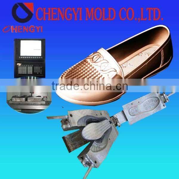 2014 fashion pvc air blowing women shoes mould