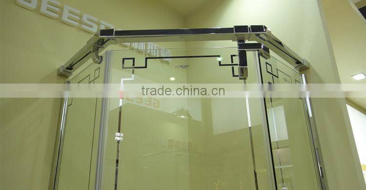 deluxe frameless plain glass shower enclosure GD9009