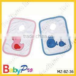 2016 hot sale cotton baby bibs with EVA cover