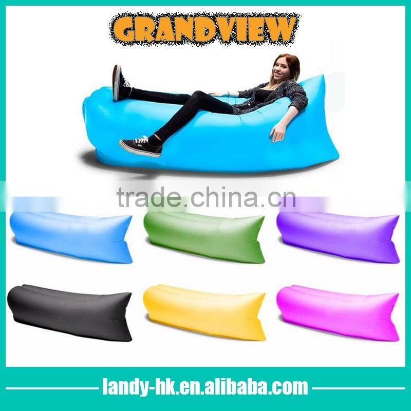 2016 sales people lazy inflatable outdoor blow-up lilo portable air sofa bed sheets travel bed sleeping bag