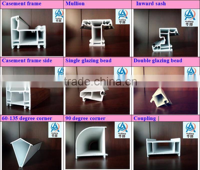 New windows and doors upvc profile 65 frame