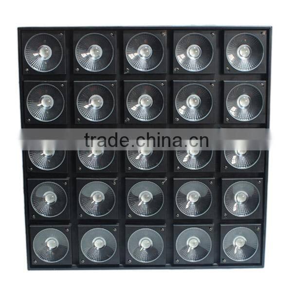 audience light stage panel 25x30w warm white or rgb matrix led blinder