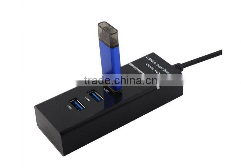USB 3.1 Type C male to 4 Port USB 3.0 female HUB