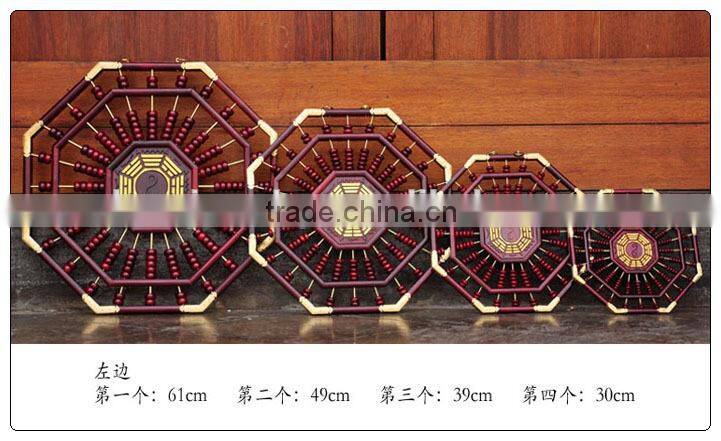 Padauk wooden Counting Frame, Chinese abacus