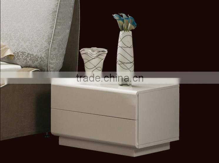 Latest Design Modern Bedroom Furniture Fabric Wooden Bed B800134